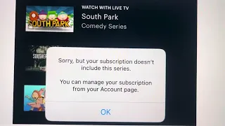 South Park is locked by Hulu.