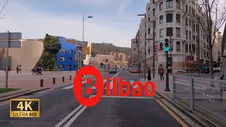 DRIVING BILBAO, Bizkaia, Basque Country, SPAIN I 4K 60fps