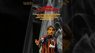Paolo Maldini tidak pernah berhenti dalam belajar sepok bola  #quotes #football #shorts