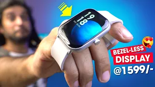 The *BIGGEST BEZEL-LESS* Display Smartwatch Under ₹1500 Rs ⚡️ Fire-Boltt Ninja Call Pro MAX Review!