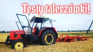 Rozerwany głębosz i testy "nowej" talerzówki :) Zetor 5011 + Lilla Harrie