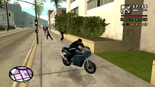 The Chain Game Blue Hair - GTA San Andreas - Turf Wars (Gang Wars) in Los Santos - Part 36