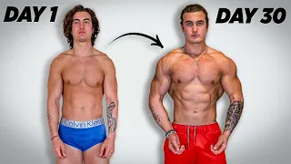 30 Day Natural STEROID Transformation (Turkesterone Results)