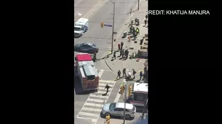 Emergency crews respond after multiple people struck by van near Yonge and Finch