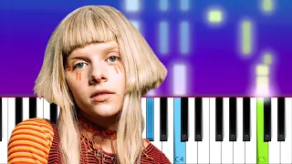 AURORA - Running With The Wolves (Piano Tutorial)