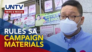 Comelec, nire-review na ang panuntunan sa campaign materials — Jimenez