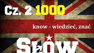 Język angielski 1000 najczęściej używanych słów