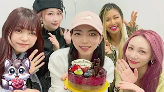 Lovebites Miyako Happy Birthday with Asami,Haruna,Fami and Midori ❤️🌹