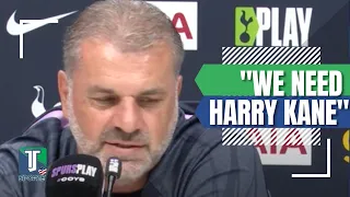 Ange Postecoglou ADMITS it is UNLIKELY Tottenham Hotspur will REPLACE Harry Kane
