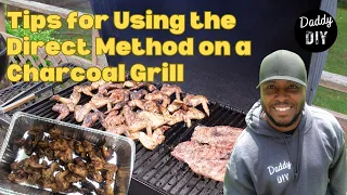 How to Direct Grill Chicken Wings on a Charcoal Grill