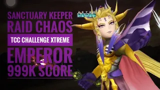 DFFOO [GL] Sanctuary Keeper Raid Chaos - TCC Challenge XTREME with Emperor! 999k Score