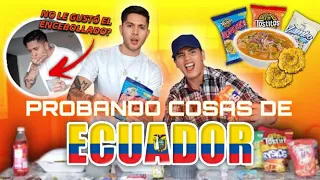 PROBANDO COSAS ECUATORIANAS CON JUAN DE DIOS / soy Andrés