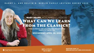 Mary Beard "Fear and Loathing" Lecture 3 of 3