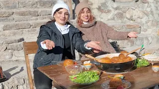 Delicious Food In The Iran  Kandovan Cave Village