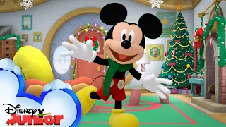 Holiday Party Dance Break with Mickey ☃️ | Compilation | Mickey's Holiday Party | Disney Junior