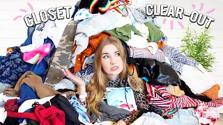 CLEANING OUT MY CLOSET(S)!! * donating 12 bags of clothes *
