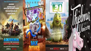 Released and Upcoming Films by Netflix Animation Studios (2019-2024)