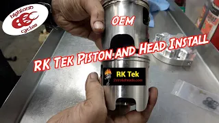 RK Tek Head and Piston Install | More power for your 300 2 stroke!