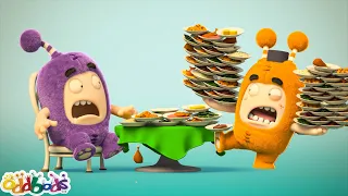 Woeful Waiter | Oddbods - Food Adventures | Cartoons for Kids