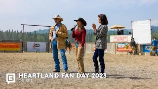 Heartland Fan Day 2023 | On set with the fans, cast, and crew for season 17