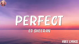 Ed Sheeran - Perfect (Lyrics) | Miley Cyrus, Marshmello, Justin Bieber,... (Mix Lyrics)