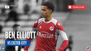 Ben Elliott vs Exeter City | Reading FC Highlights