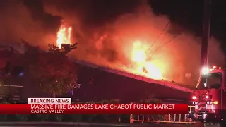 Massive fire breaks out at public market in Castro Valley
