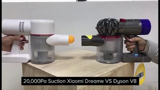 xiaomi Dreame cordless Vacuum Cleaner VS Dyson V8