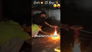 Girls vs Boys In Diwali 😂🤣😅 | #funny #comedy #masti #diwali #dipawali #girlsvsboysmemes #girlsvsboys