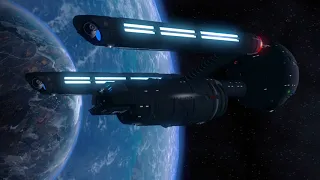 Star Trek Daedalus class USS Euderion Short Animation