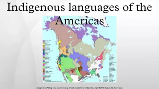 Indigenous languages of the Americas