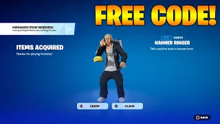 How To Get Nanner Ringer Emote REDEEM CODE FREE in Fortnite! (Free Nanner Ringer Emote)