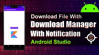 Download Any File With Download Manager in ANDROID JAVA || INFINITE CODE