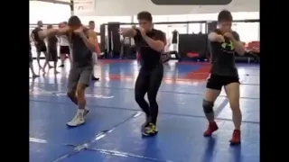 Zhang Weili training with Henry Cejudo for Rosé Namajunas Vs Zhang Weili 2.......