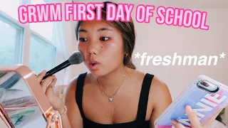 first day of high school GRWM (freshman)