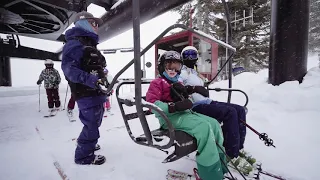 Tips for Adults Riding a Chairlift with Kids | From Ski California