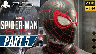 SPIDER-MAN MILES MORALES (PS5) Walkthrough Gameplay PART 5 [4K 60FPS HDR] - No Commentary