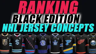 Ranking BLACK EDITION NHL Jersey Concepts!