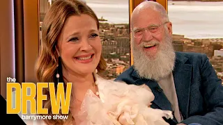 Drew CRIES After David Letterman Pranks Her with an Epic Zoom Birthday Surprise (FULL VIDEO)