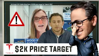 Mark this down! Tesla won’t reach $2000 a share | Cathie Wood Reaction