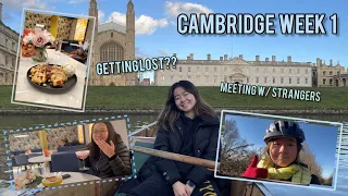 Cambridge Study Abroad Week 1! | attending my first lecture, trying English breakfast, etc.