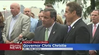 Gov. Christie Discusses Hoboken Train Crash, Praises Commuters' Resilience