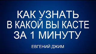 4 Касты. Как узнать в какой Вы Касте за 1 минуту? - Чакры ТВ