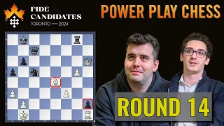 Fabiano Caruana vs Ian Nepomniachtchi | FIDE Candidates 2024 | Round 14