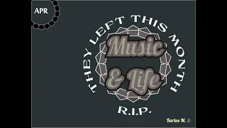 RIP: They left this month (Musicians) I Apr 2024