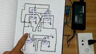 đảo chiều mô tơ luân phiên bằng công tắc hành trình, đảo chiều motor