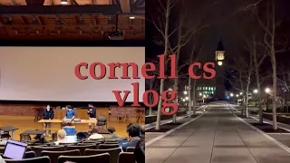 cornell vlog | not so productive yet realistic exam season as a computer science major | kellygraphy