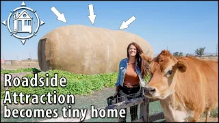 World’s largest potato becomes tiny home - was roadside attraction