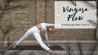 DAY 4: VINYASA FLOW | Yoganuary Yoga Challenge | CAT MEFFAN