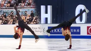 Rika Kihira's Unusual Move & Incredible Skill | World Figure Skating Team Trophy 2021